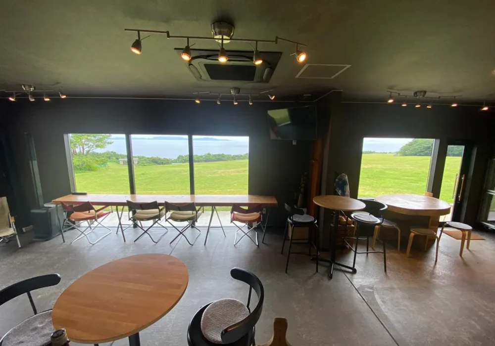 草原が一望できる