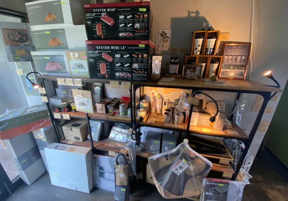 キャンプギア販売